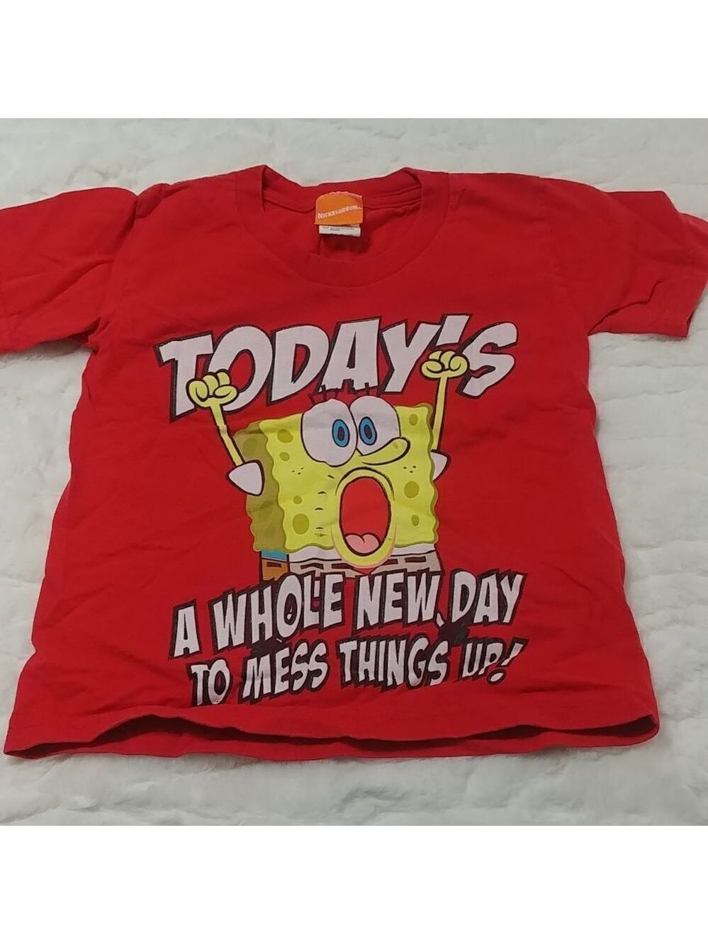 XS Boys Nickelodeon Spongbob Tee